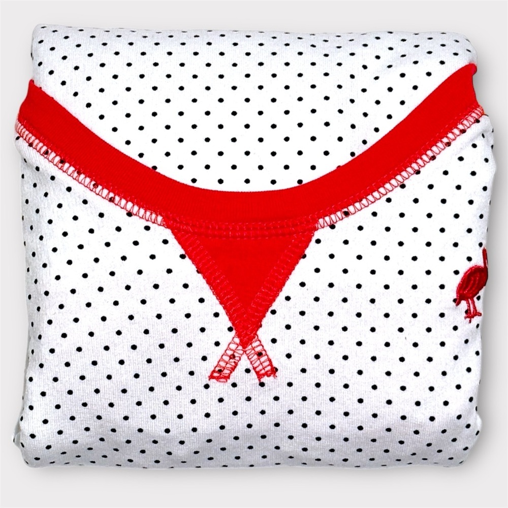TBBC Beaufort Bonnet Company Polka Dot Microdot Logo Crewneck Pullover Girls 10 - Picture 4 of 6